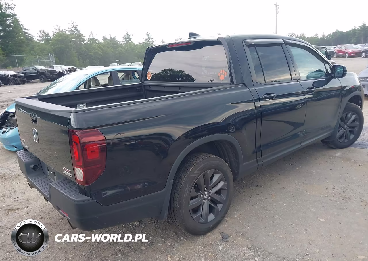 2021 Honda Ridgeline Awd Sport VIN:5FPYK3F16MB018208 - 4