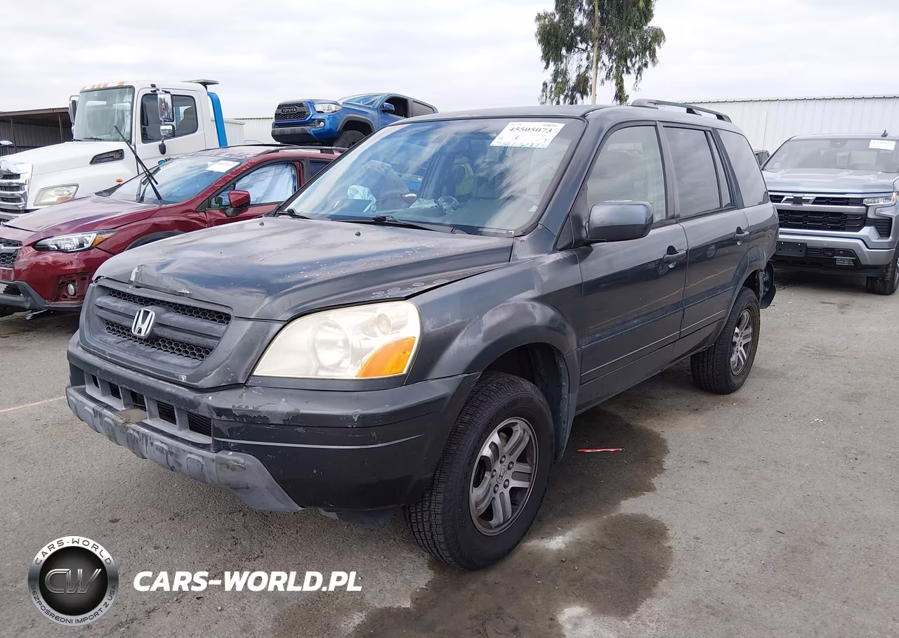 2003 Honda Pilot Ex-L VIN:2HKYF18543H572672 - 2