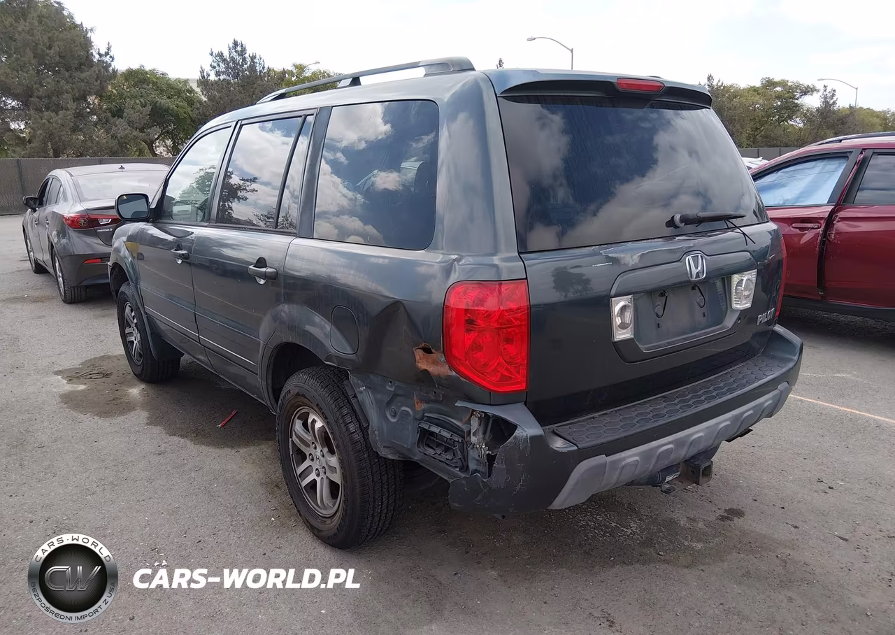 2003 Honda Pilot Ex-L VIN:2HKYF18543H572672 - 3