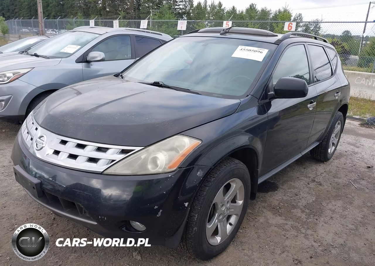 2003 Nissan Murano Sl VIN:JN8AZ08W33W237641 - 2