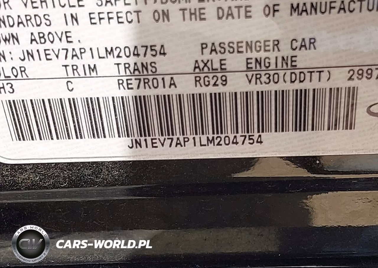 2020 Infiniti Q50 Luxe VIN:JN1EV7AP1LM204754 - 9