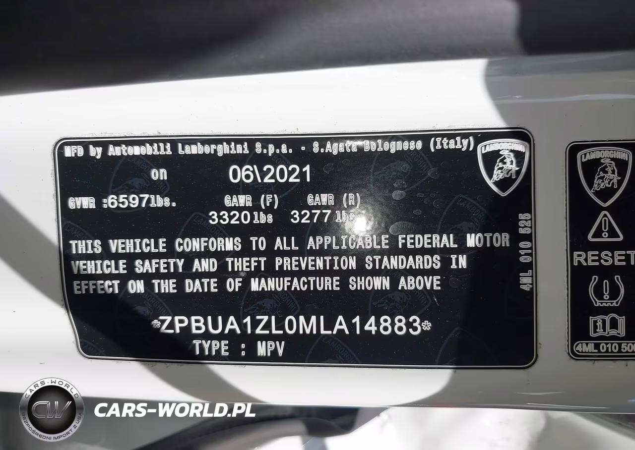 2021 Lamborghini Urus Graphite Capsule-Pearl Capsule VIN:ZPBUA1ZL0MLA14883 - 9