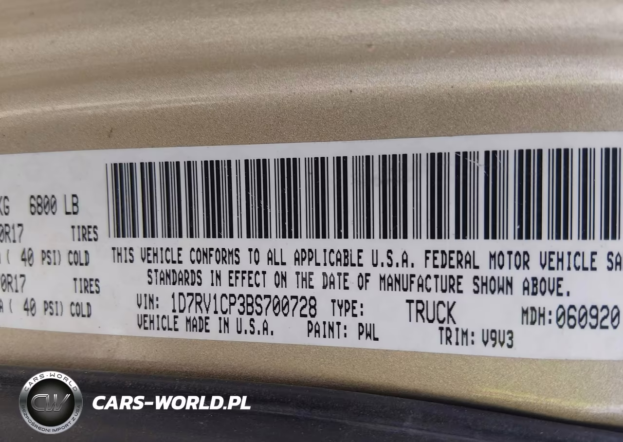 2011 Ram Ram 1500 Slt VIN:1D7RV1CP3BS700728 - 9