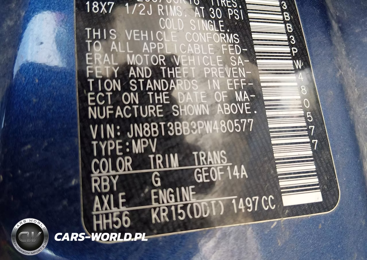 2023 Nissan Rogue Sv Intelligent Awd VIN:JN8BT3BB3PW480577 - 9