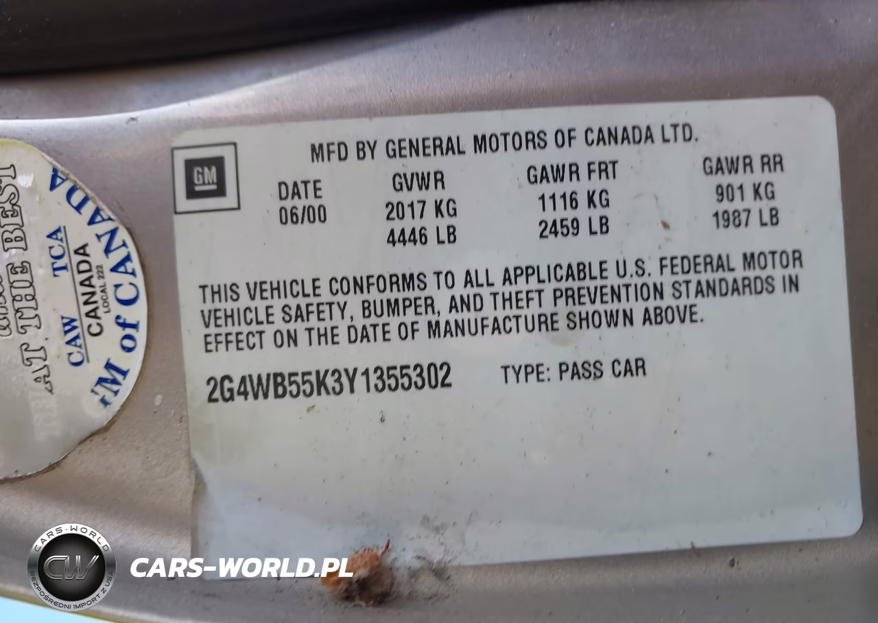 2000 Buick Regal Ls VIN:2G4WB55K3Y1355302 - 9