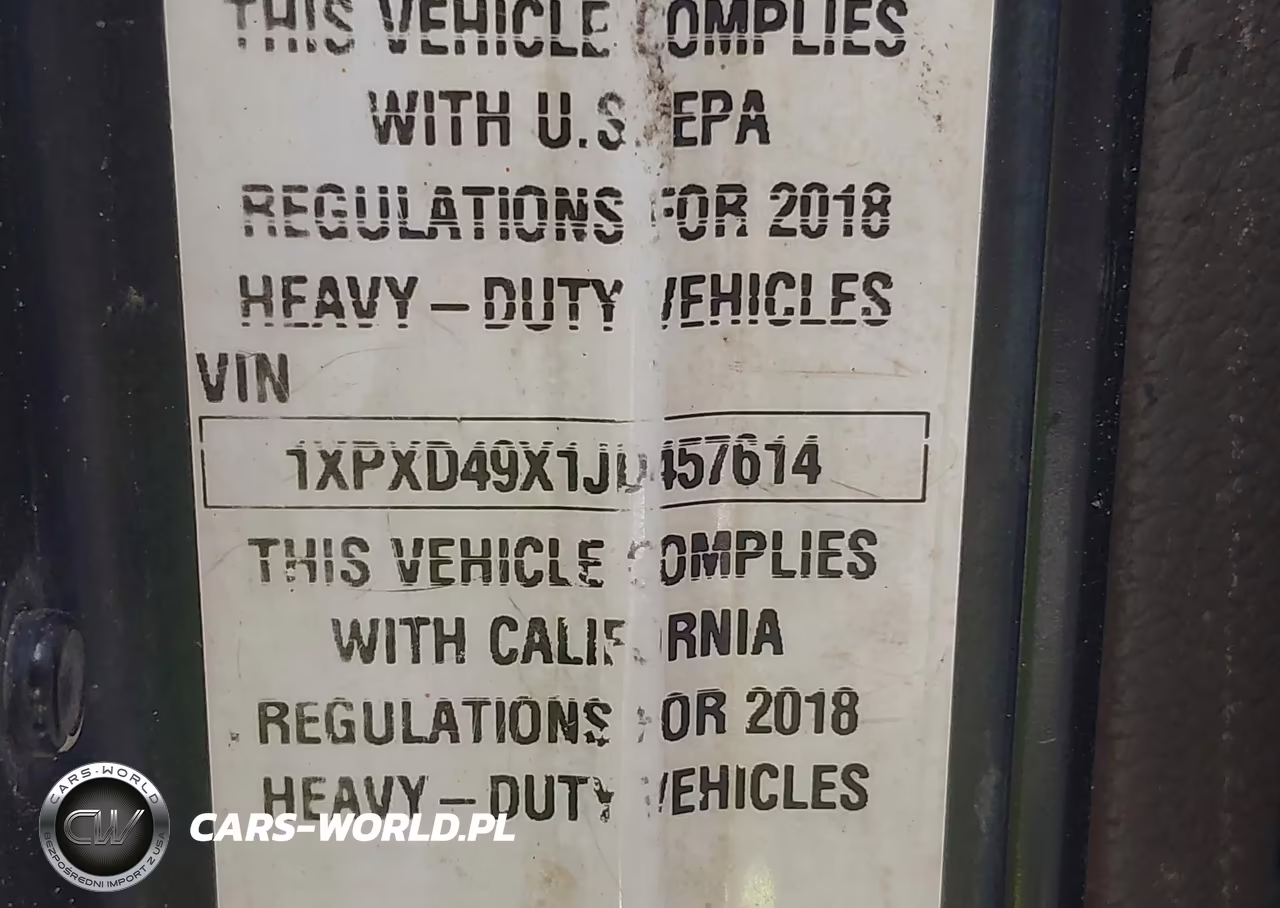 2018 Peterbilt 389 VIN:1XPXD49X1JD457614 - 9