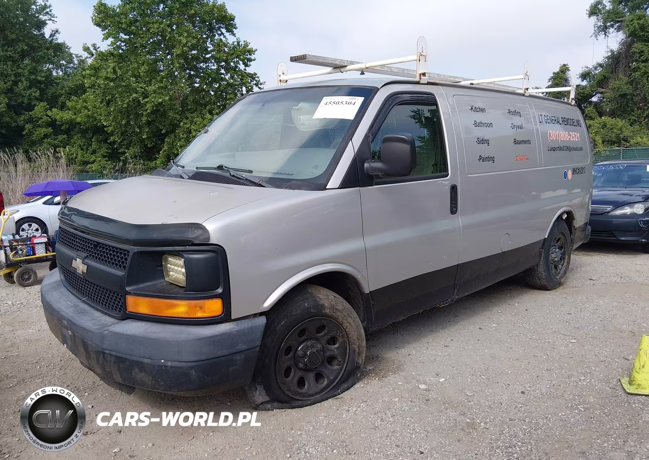 2009 Chevrolet Express Work Van VIN:1GCFG15X291166349 - 2
