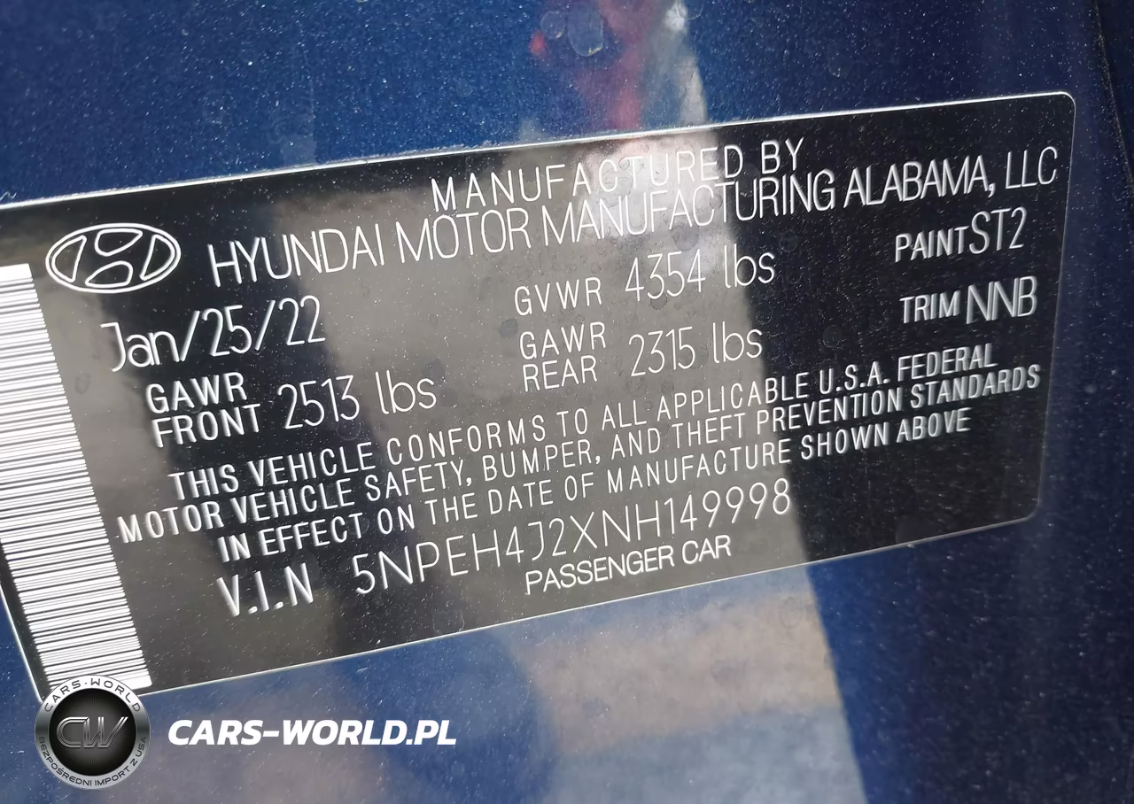 2022 Hyundai Sonata Limited VIN:5NPEH4J2XNH149998 - 9