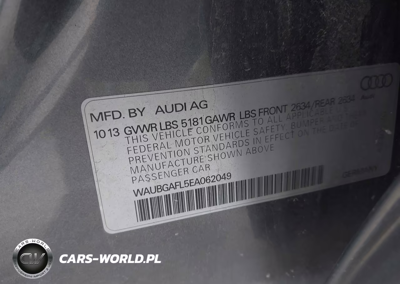 2014 Audi S4 3.0T Premium Plus VIN:WAUBGAFL5EA062049 - 9