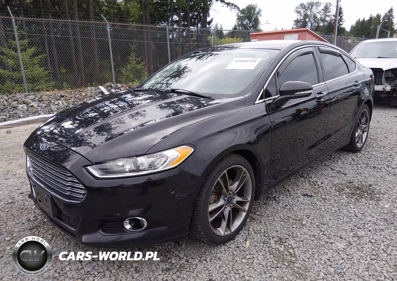 2014 Ford Fusion Titanium VIN:3FA6P0D92ER129952 - 2