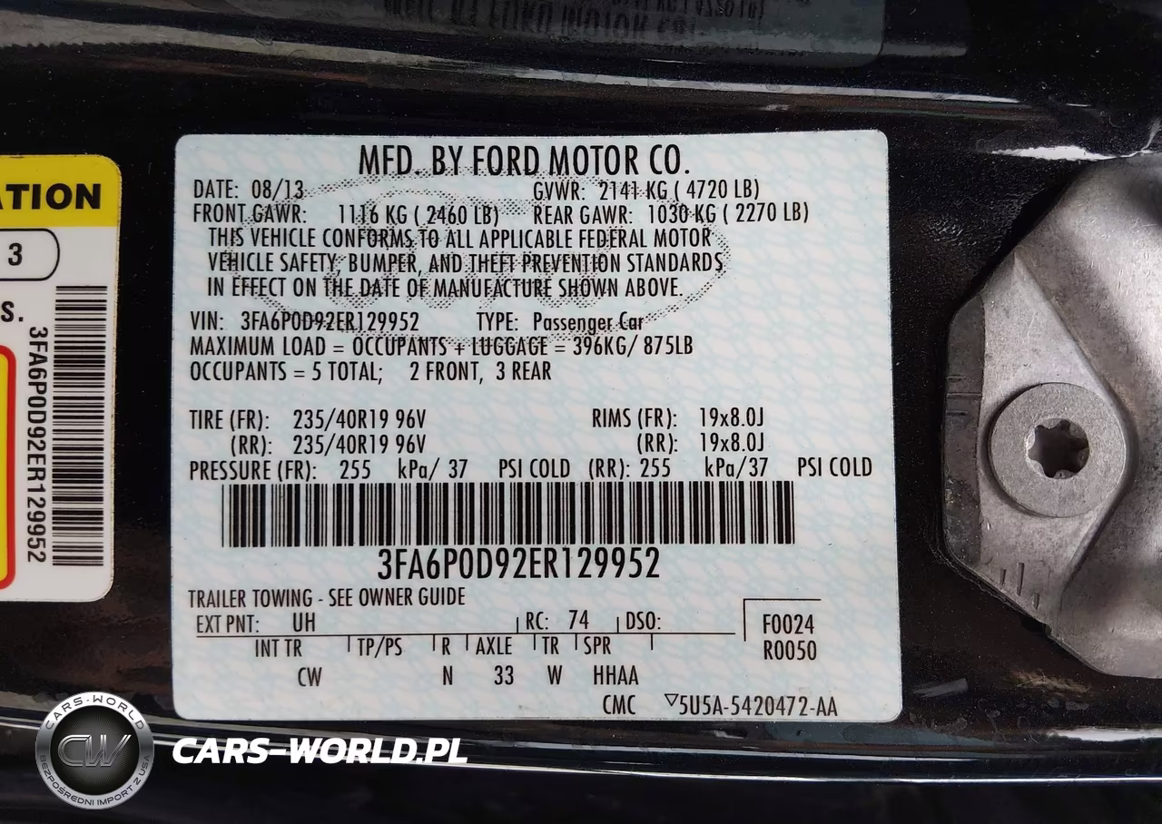 2014 Ford Fusion Titanium VIN:3FA6P0D92ER129952 - 9