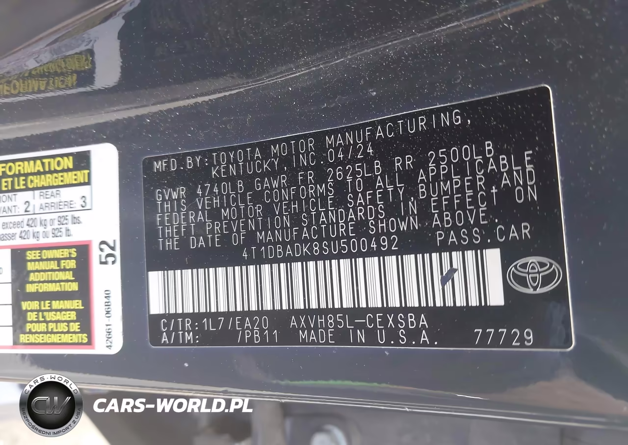 2025 Toyota Camry Se VIN:4T1DBADK8SU500492 - 9