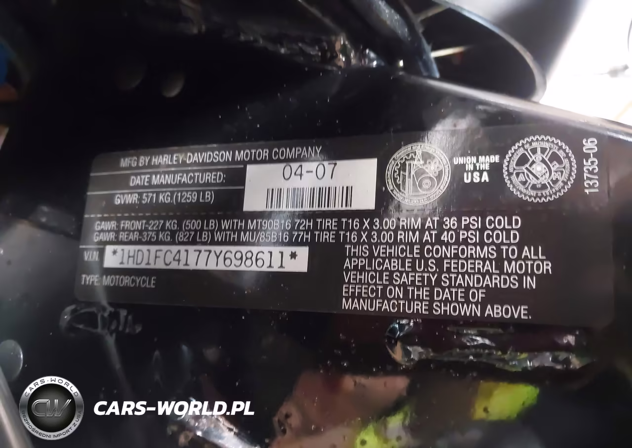 2007 Harley-Davidson Flhtcui VIN:1HD1FC4177Y698611 - 10