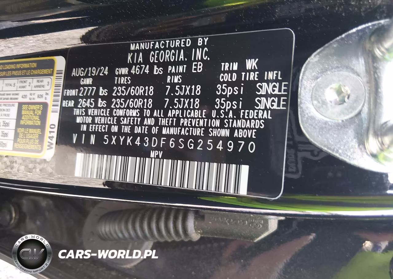 2025 Kia Sportage Sx VIN:5XYK43DF6SG254970 - 9