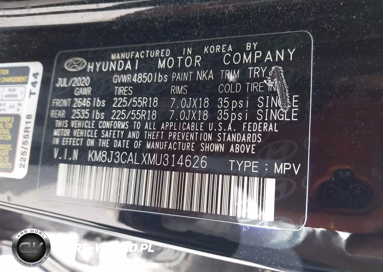 2021 Hyundai Tucson Ultimate VIN:KM8J3CALXMU314626 - 9