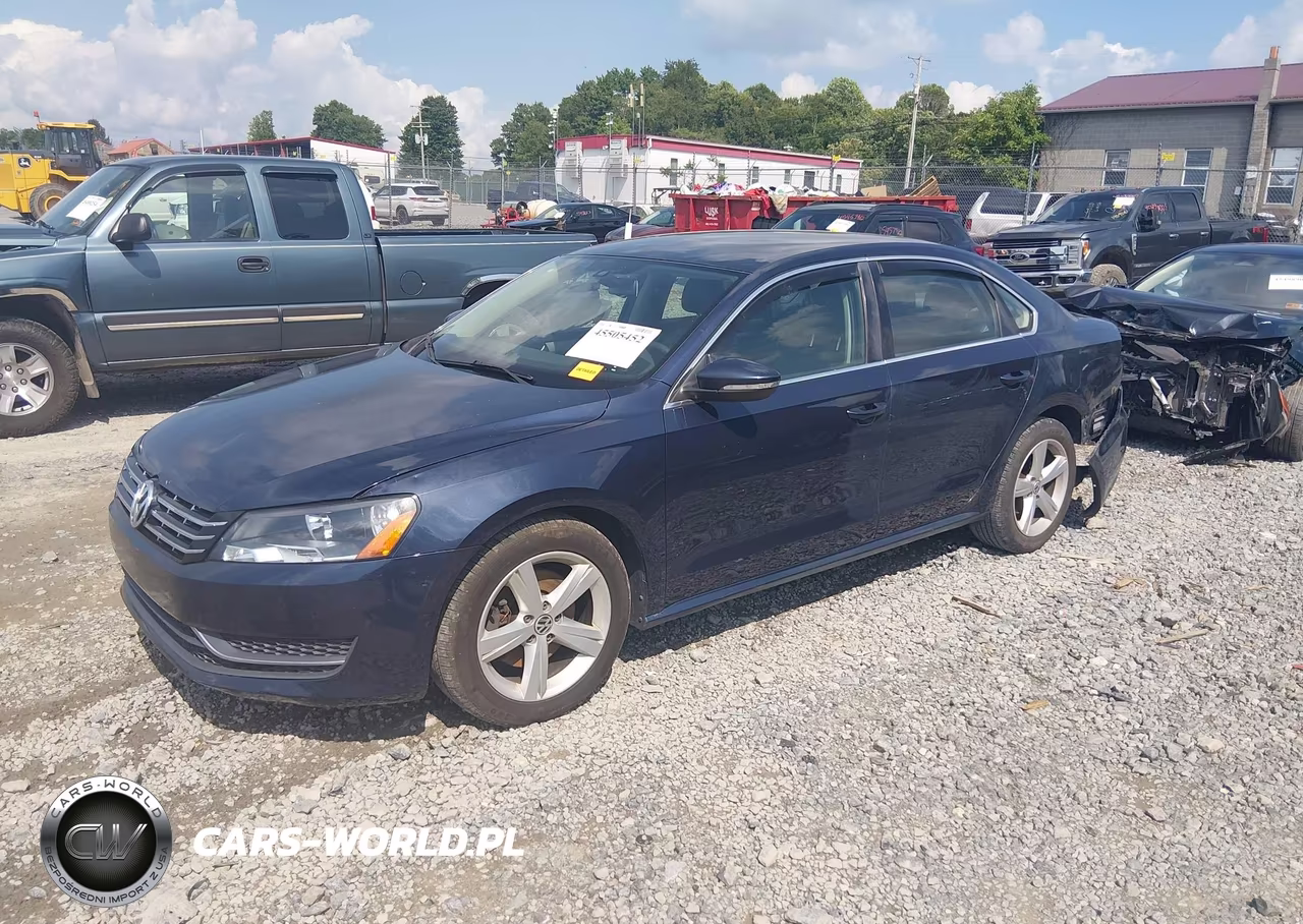 2012 Volkswagen Passat 2.5L Se VIN:1VWBP7A38CC052238 - 2