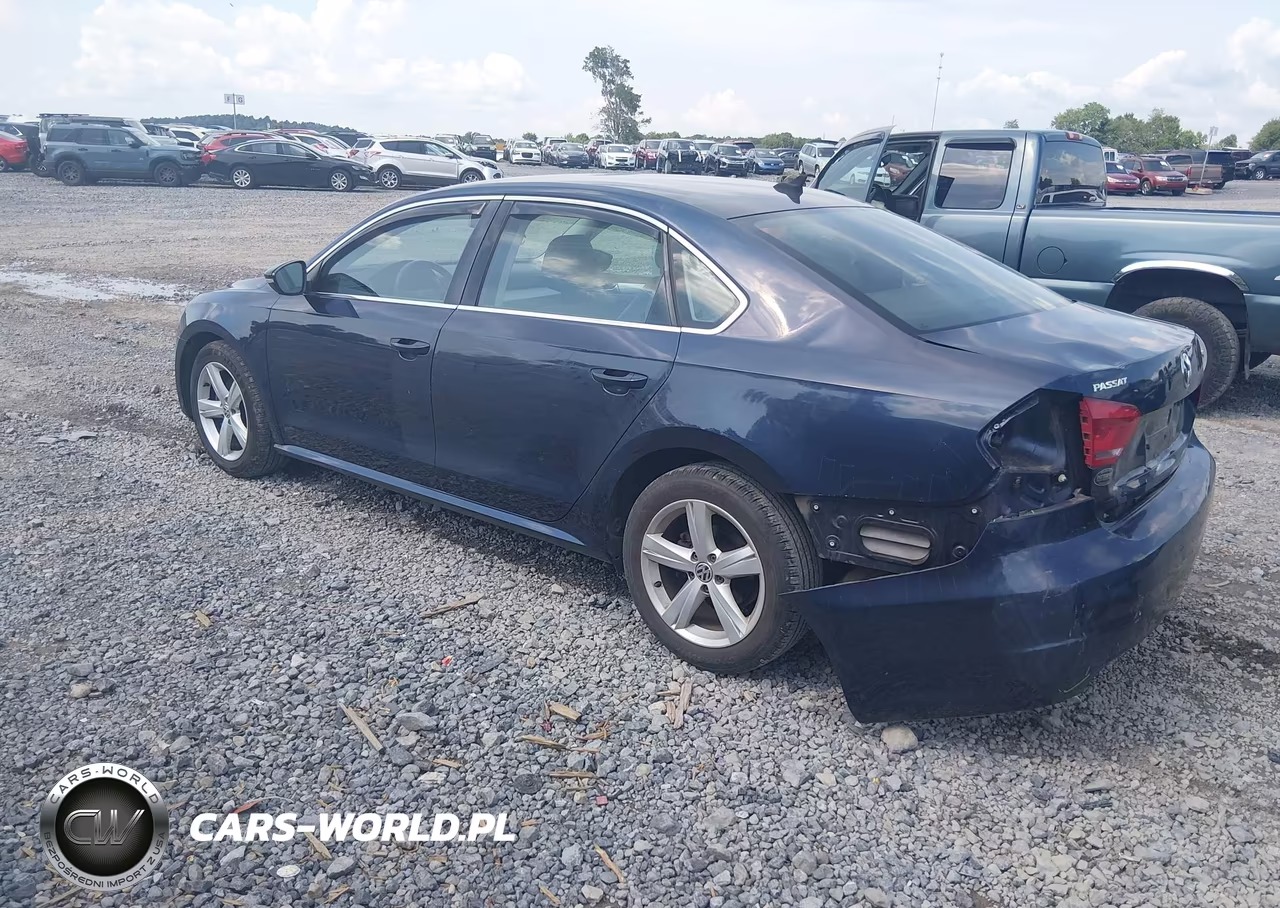 2012 Volkswagen Passat 2.5L Se VIN:1VWBP7A38CC052238 - 3