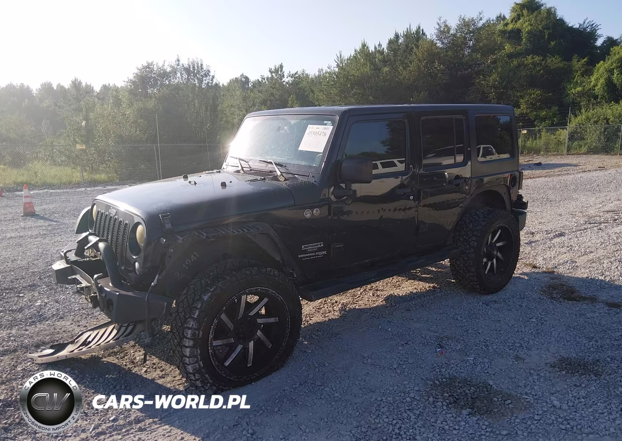 2018 Jeep Wrangler Jk Unlimited Sport S 4X4 VIN:1C4BJWDG0JL807022 - 2