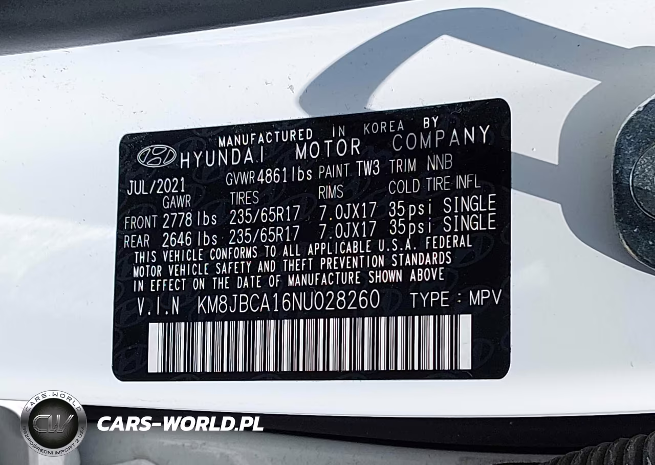 2022 Hyundai Tucson Hybrid Blue VIN:KM8JBCA16NU028260 - 9