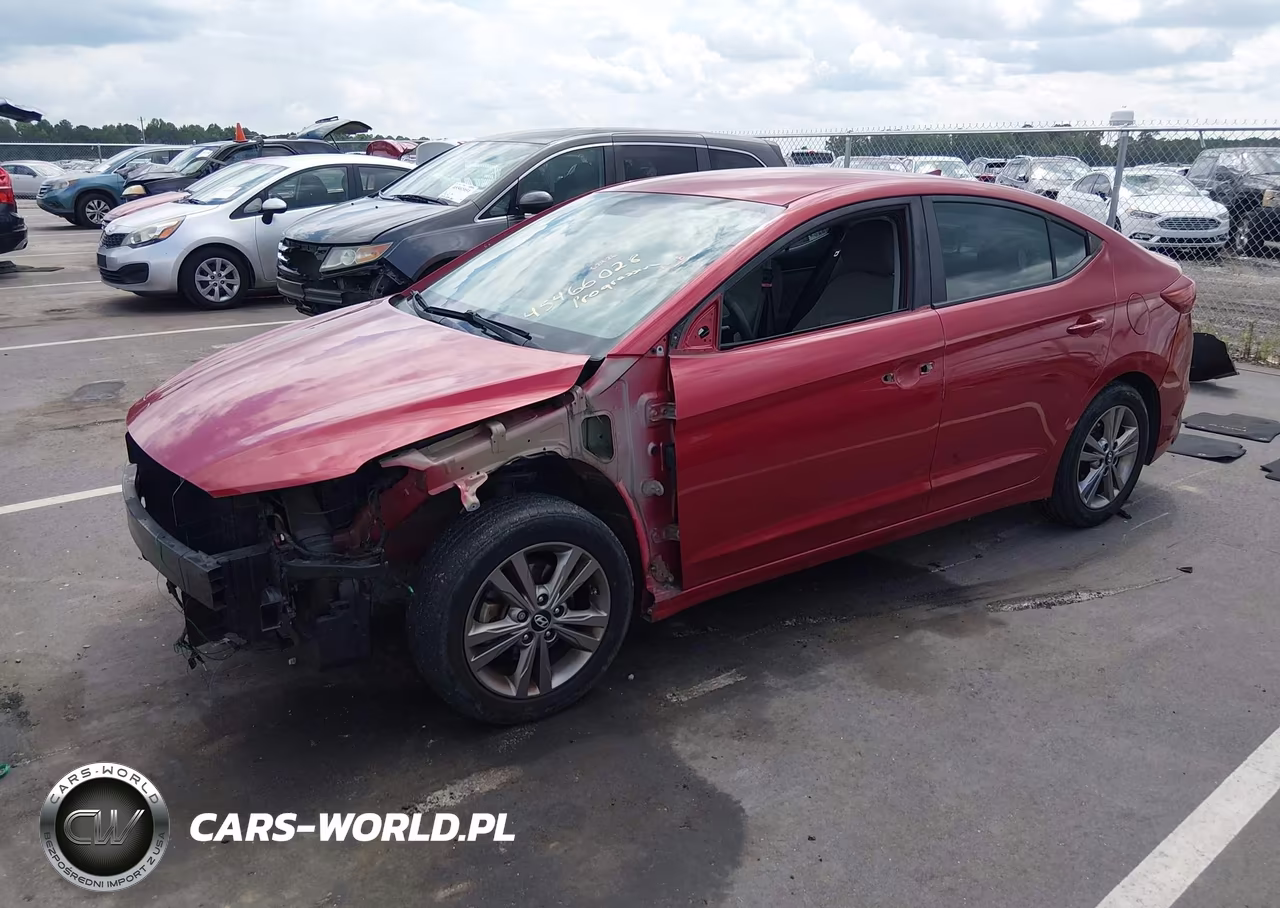 2018 Hyundai Elantra Sel VIN:KMHD84LF2JU472045 - 2