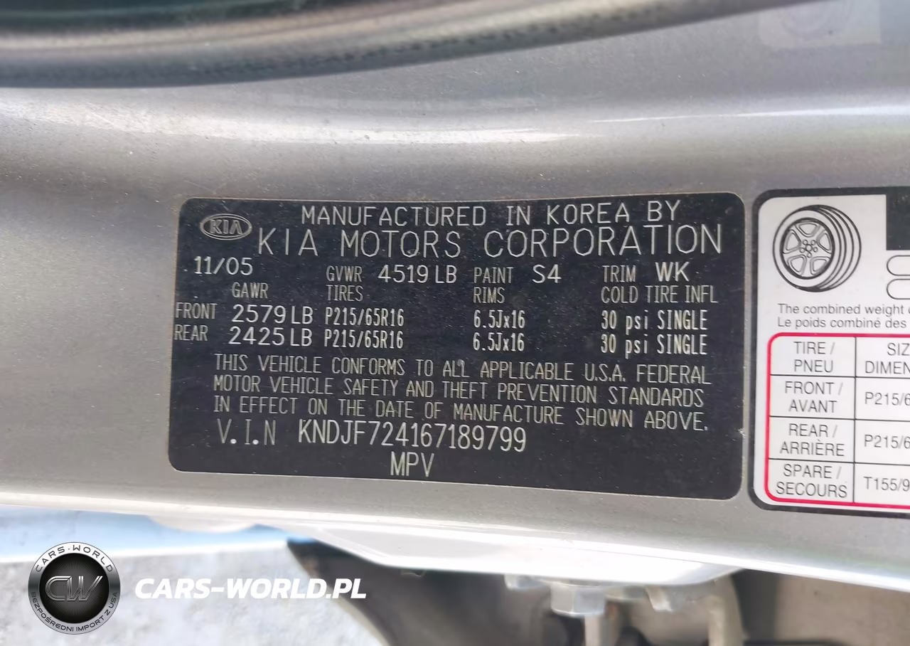 2006 Kia Sportage Lx VIN:KNDJF724167189799 - 9