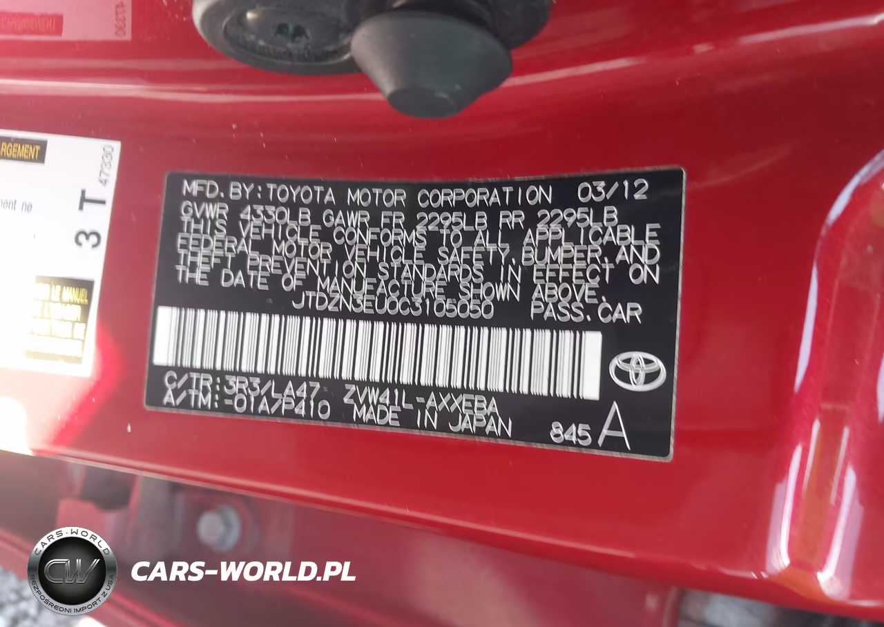 2012 Toyota Prius V Five VIN:JTDZN3EU0C3105050 - 9