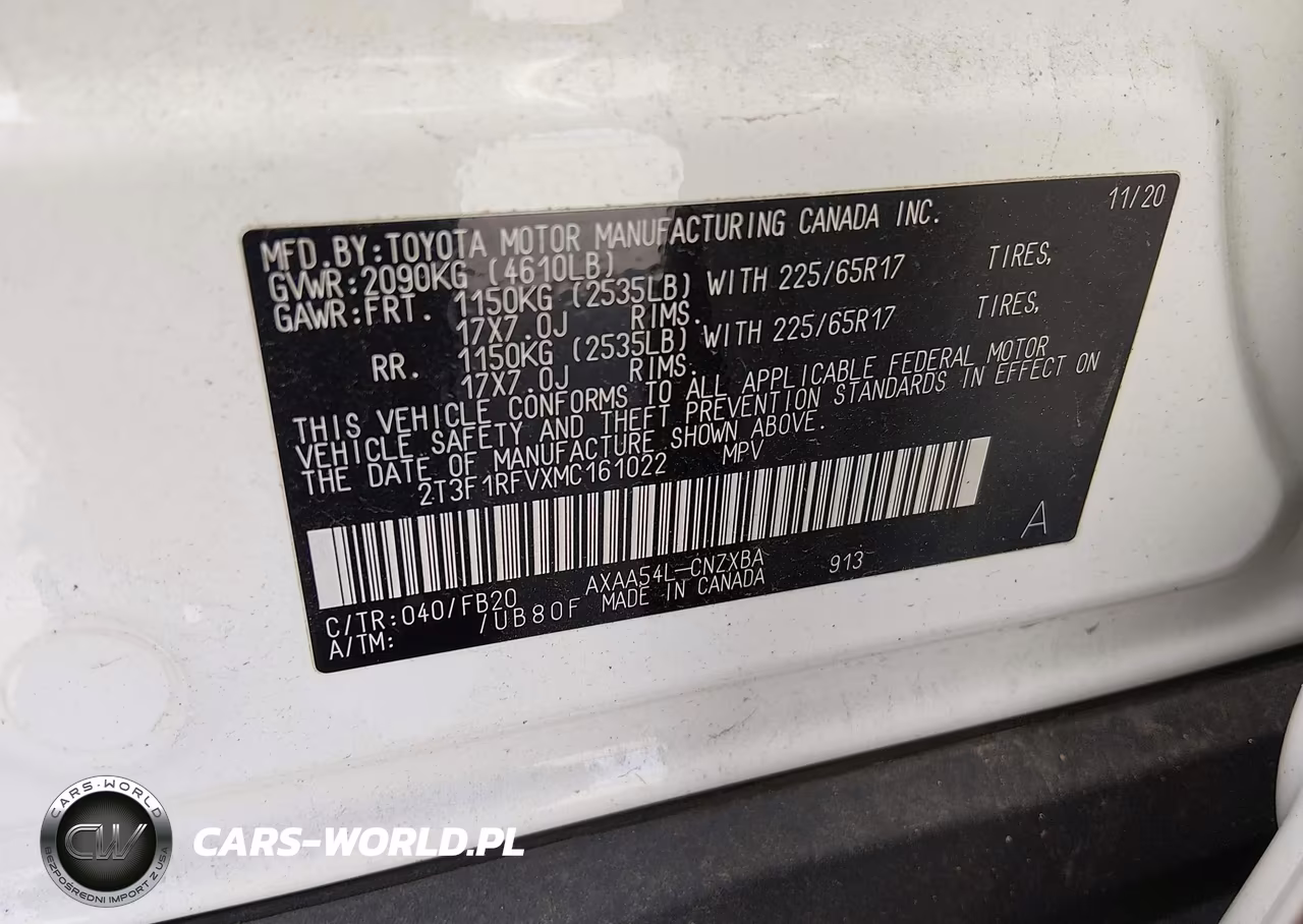 2021 Toyota Rav4 Le VIN:2T3F1RFVXMC161022 - 9