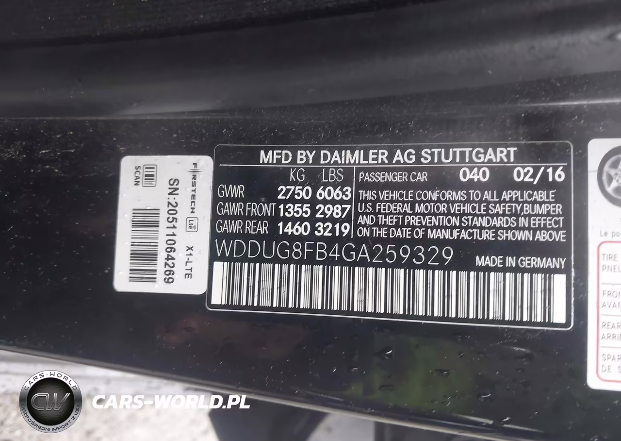 2016 Mercedes-Benz S 550 4Matic VIN:WDDUG8FB4GA259329 - 9