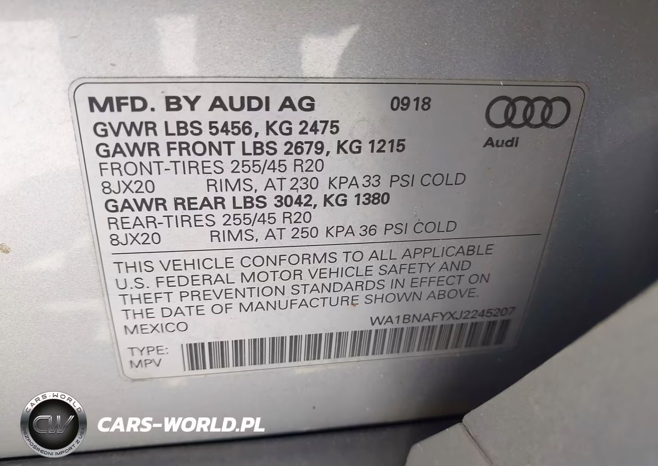2018 Audi Q5 2.0T Premium-2.0T Tech Premium VIN:WA1BNAFYXJ2245207 - 9