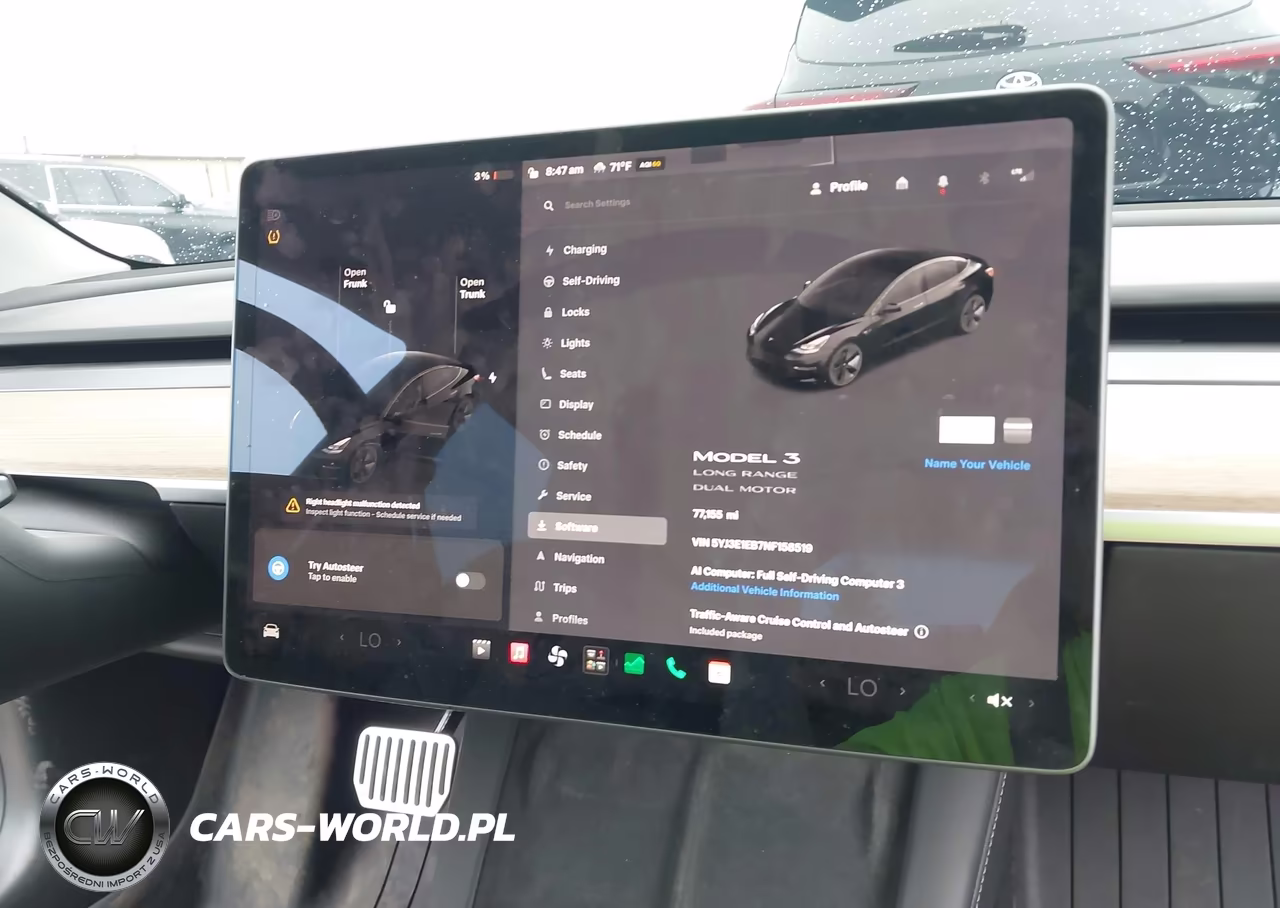 2022 Tesla Model 3 Long Range Dual Motor All-Wheel Drive VIN:5YJ3E1EB7NF158519 - 18