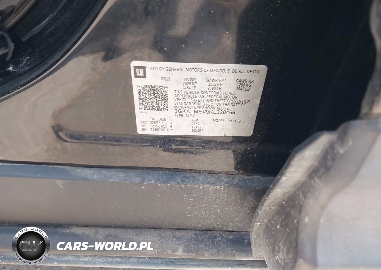 2019 GMC Terrain Sle VIN:3GKALMEV9KL328468 - 9