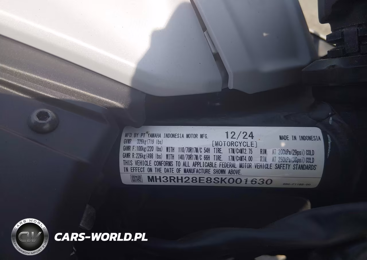 2025 Yamaha Mtn320 A VIN:MH3RH28E8SK001630 - 10