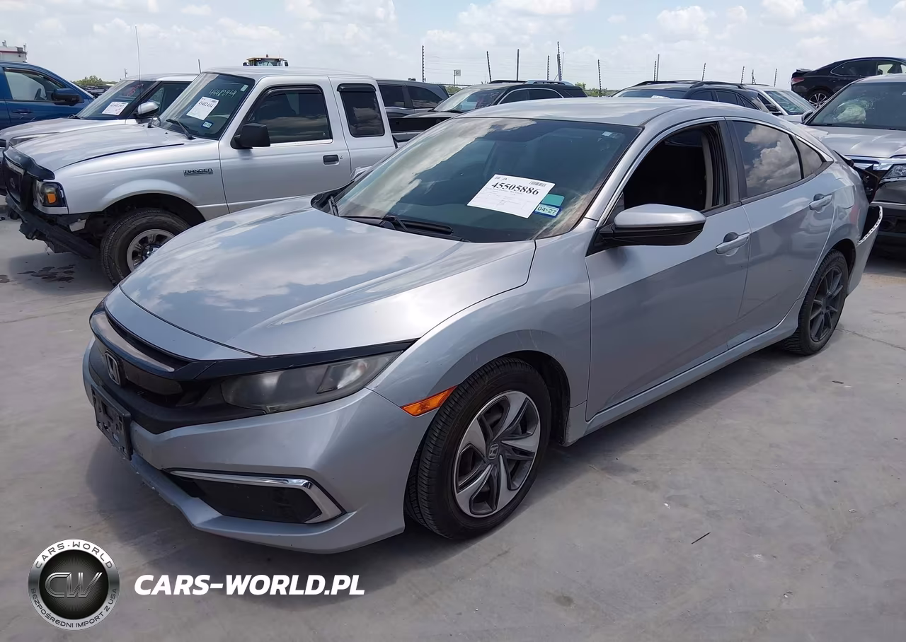 2020 Honda Civic Lx VIN:19XFC2F63LE016634 - 2