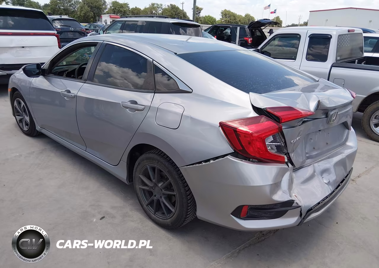 2020 Honda Civic Lx VIN:19XFC2F63LE016634 - 3