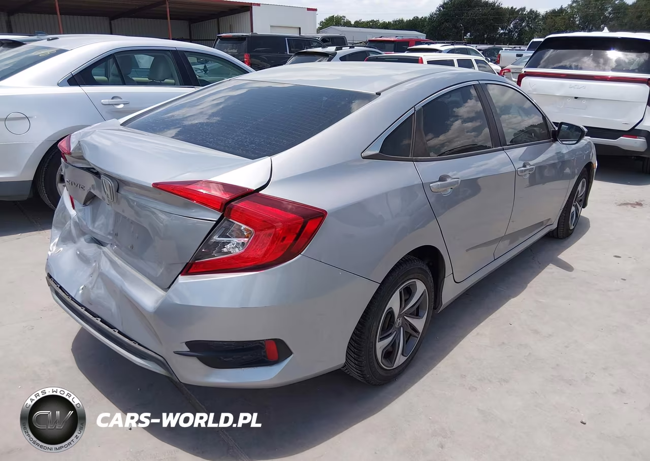 2020 Honda Civic Lx VIN:19XFC2F63LE016634 - 4