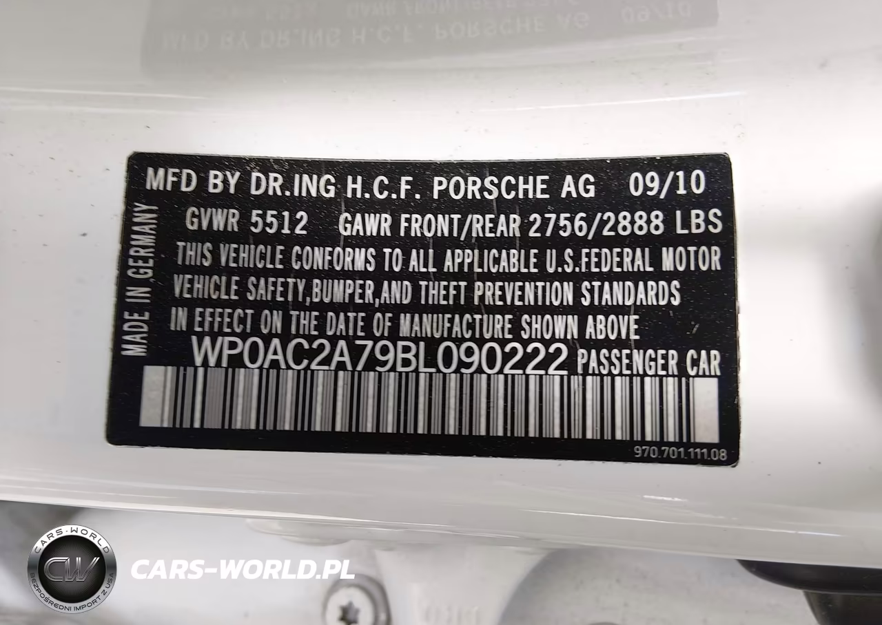 2011 Porsche Panamera Turbo VIN:WP0AC2A79BL090222 - 9