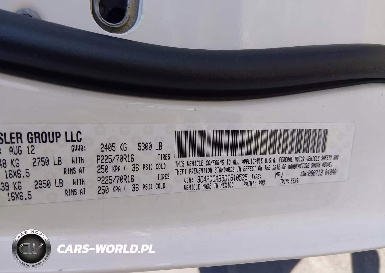 2013 Dodge Journey American Value Pkg VIN:3C4PDCAB5DT510535 - 9