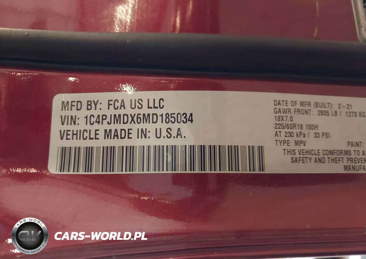 2021 Jeep Cherokee Limited 4X4 VIN:1C4PJMDX6MD185034 - 9