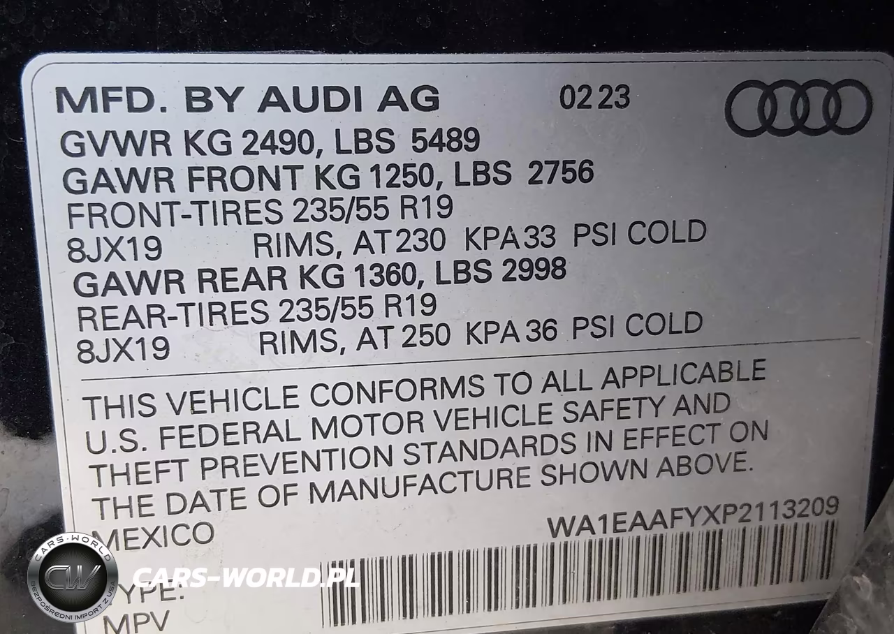 2023 Audi Q5 Premium Plus 45 Tfsi S Line Quattro VIN:WA1EAAFYXP2113209 - 9