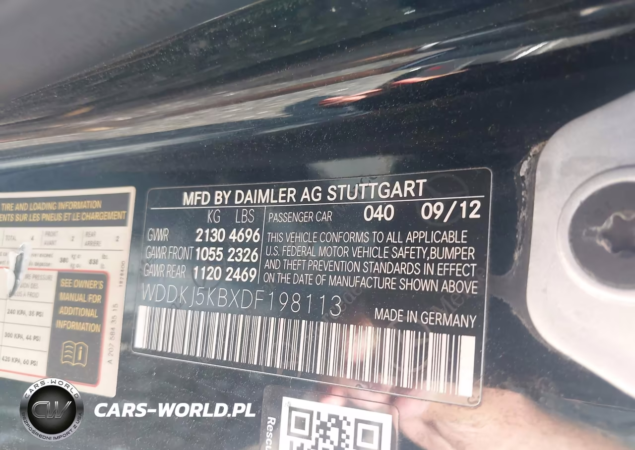 2013 Mercedes-Benz E 350 VIN:WDDKJ5KBXDF198113 - 9