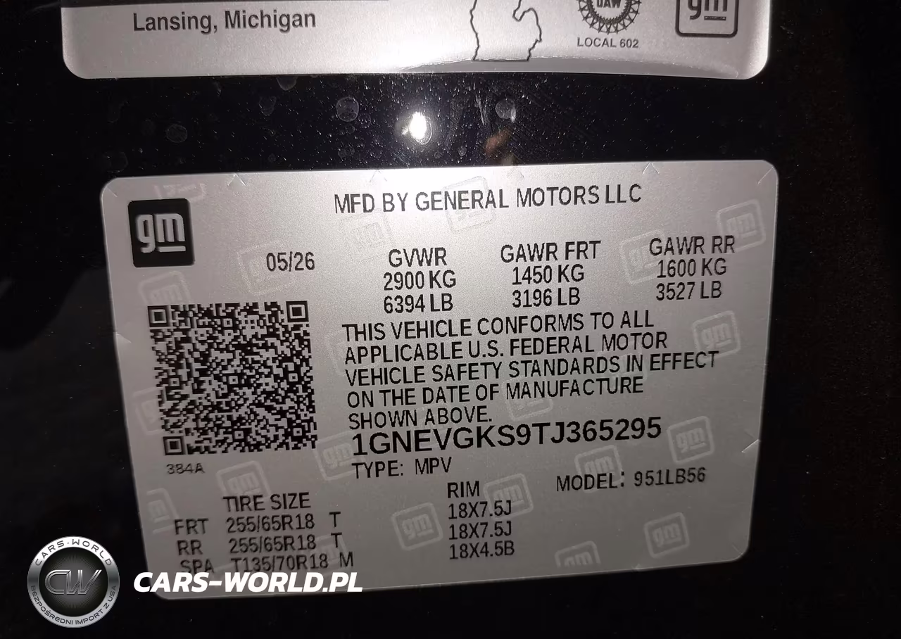 2026 Chevrolet Traverse Awd Lt VIN:1GNEVGKS9TJ365295 - 9