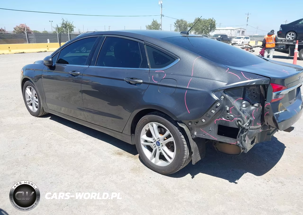 2018 Ford Fusion Se VIN:3FA6P0HD8JR241387 - 3