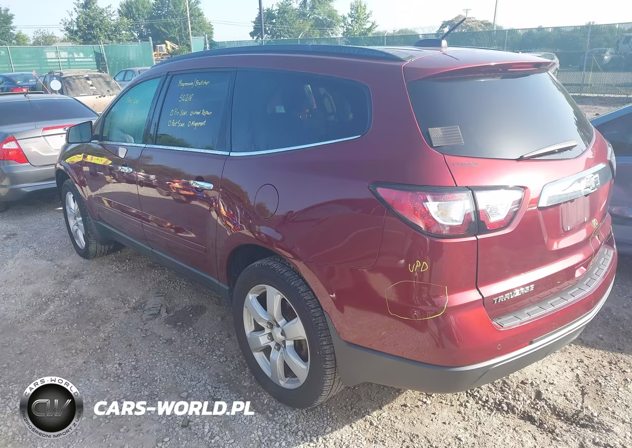 2017 Chevrolet Traverse Lt VIN:1GNKRGKDXHJ118562 - 3