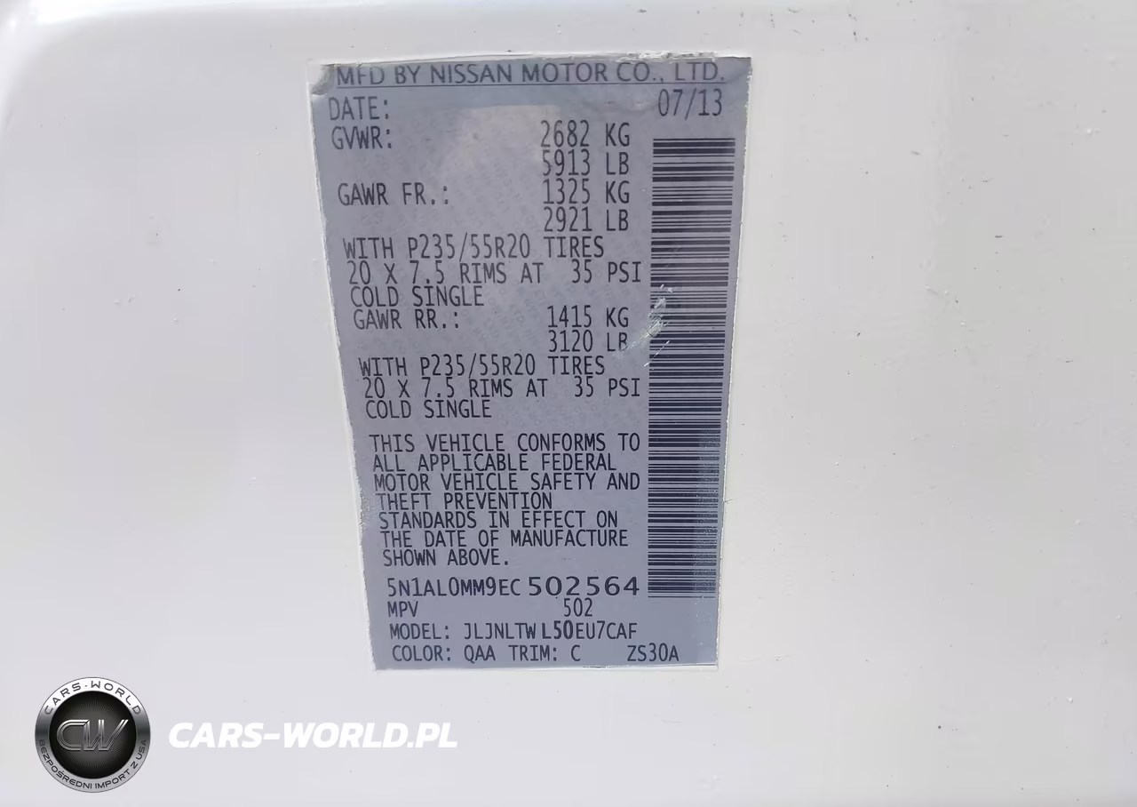 2014 Infiniti Qx60 VIN:5N1AL0MM9EC502564 - 9