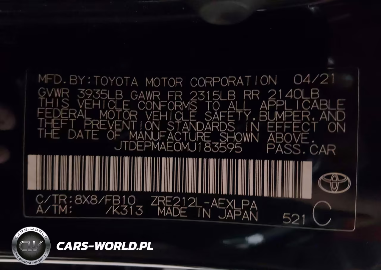 2021 Toyota Corolla Le VIN:JTDEPMAE0MJ183595 - 9