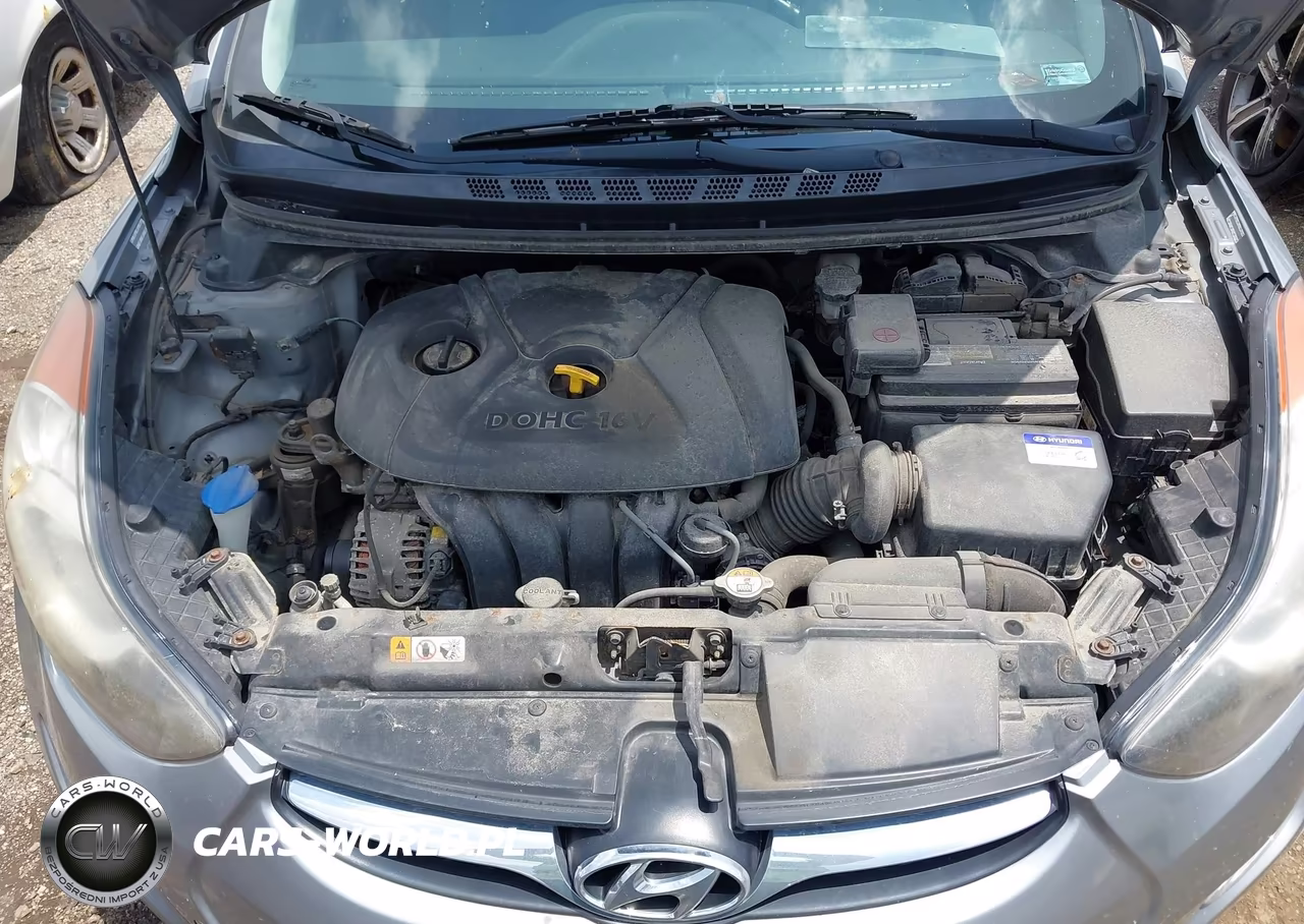 2013 Hyundai Elantra Gls VIN:KMHDH4AE8DU972693 - 10