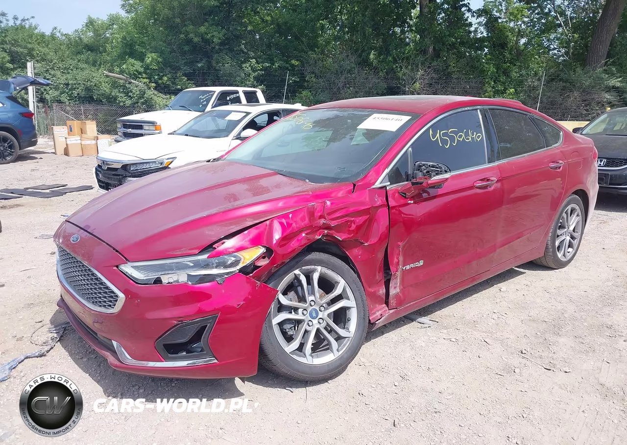 2019 Ford Fusion Hybrid Titanium VIN:3FA6P0RU0KR227421 - 2