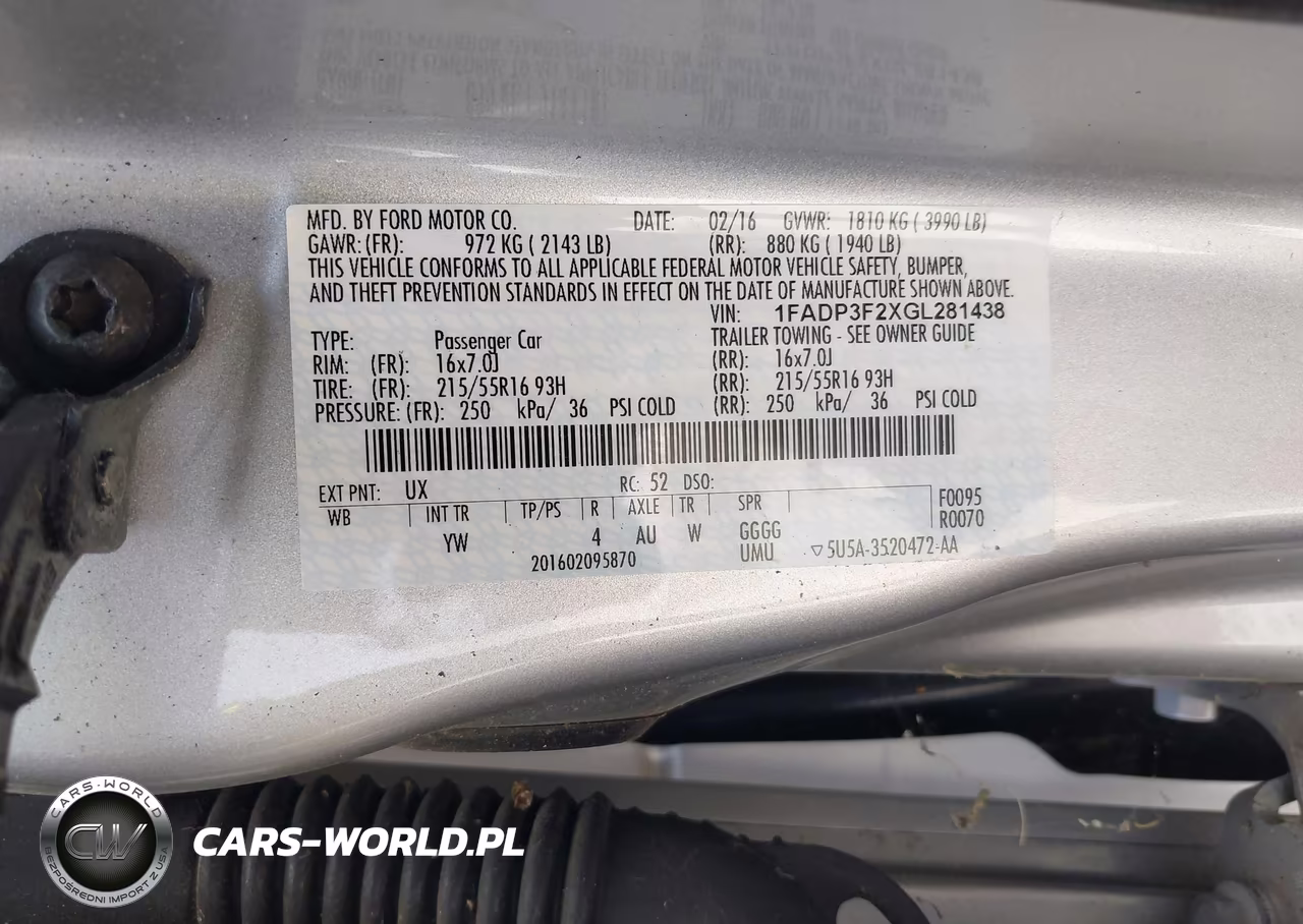 2016 Ford Focus Se VIN:1FADP3F2XGL281438 - 9