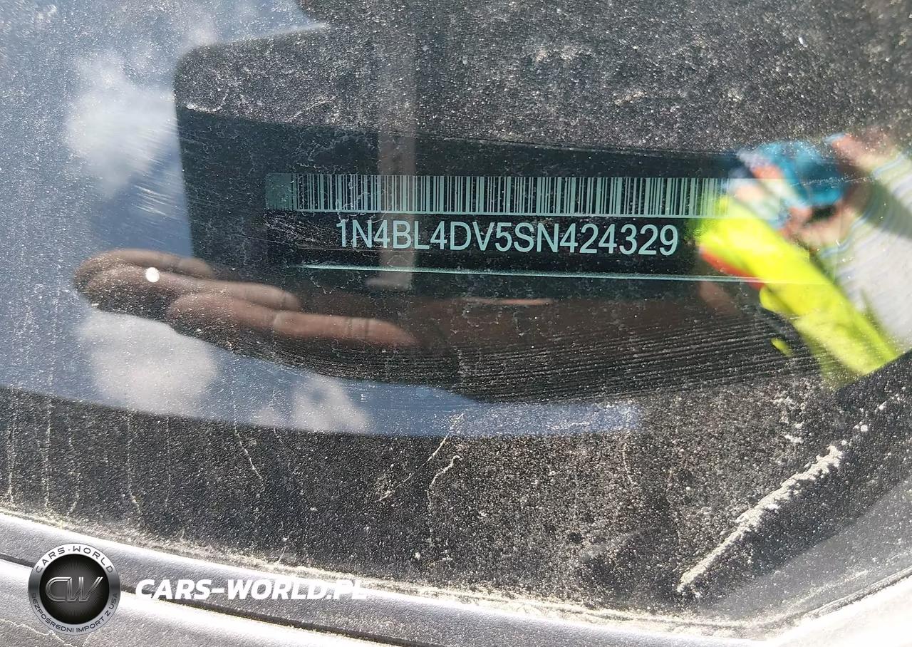 2025 Nissan Altima Sv Fwd VIN:1N4BL4DV5SN424329 - 9