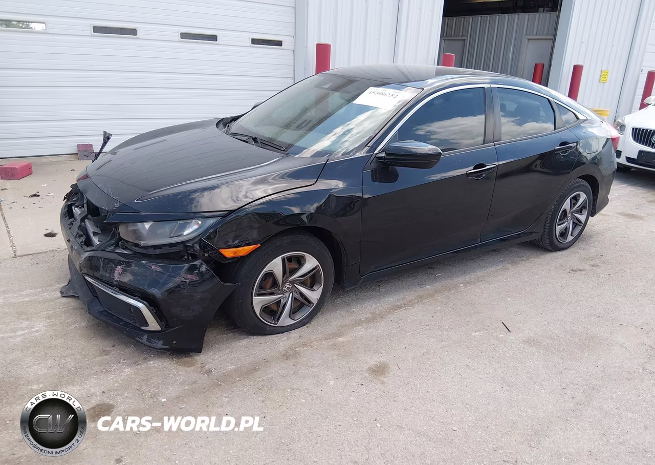 2020 Honda Civic Lx VIN:19XFC2F67LE027040 - 2